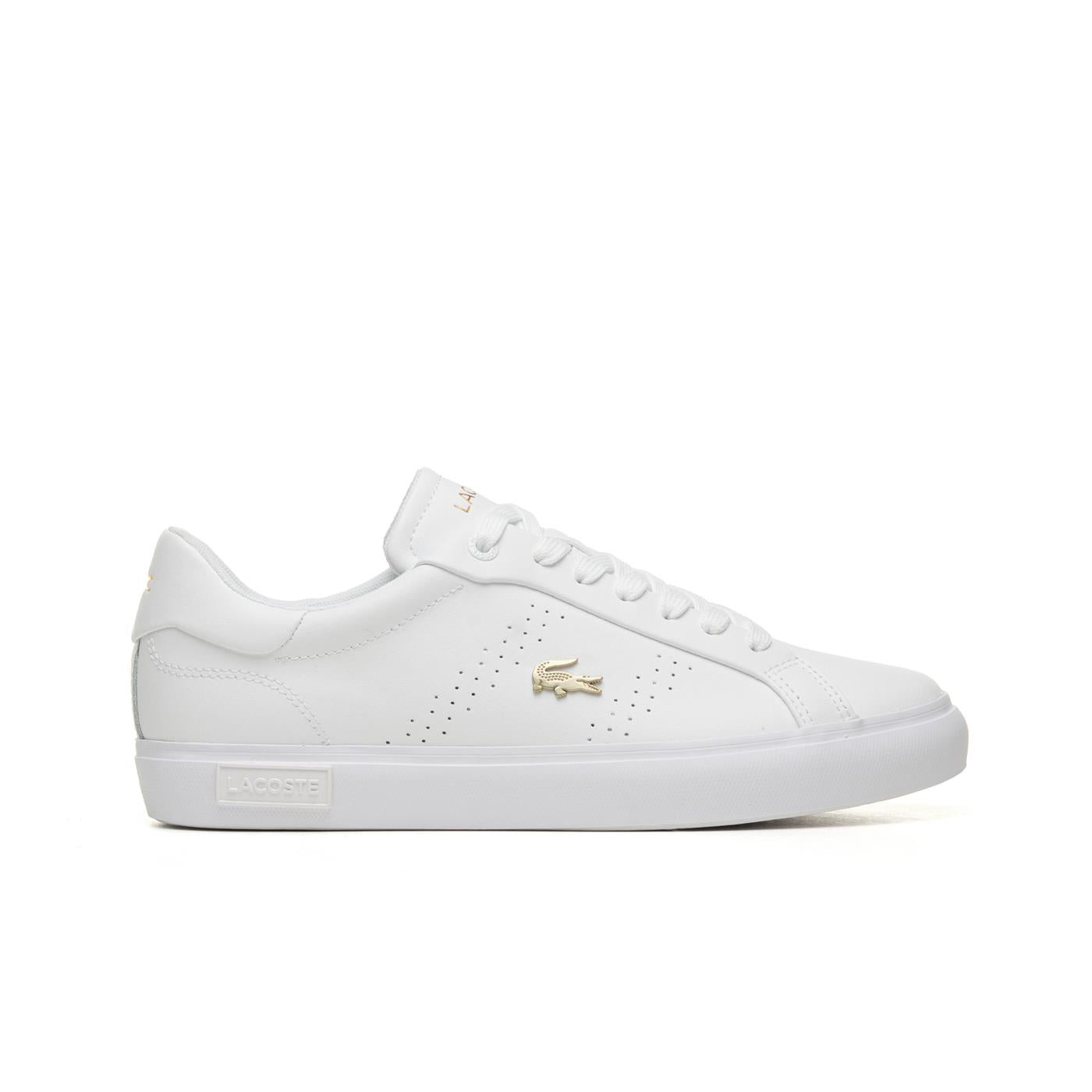Lacoste Powercourt 2.0 White/Gold  - 47SFA0072-216