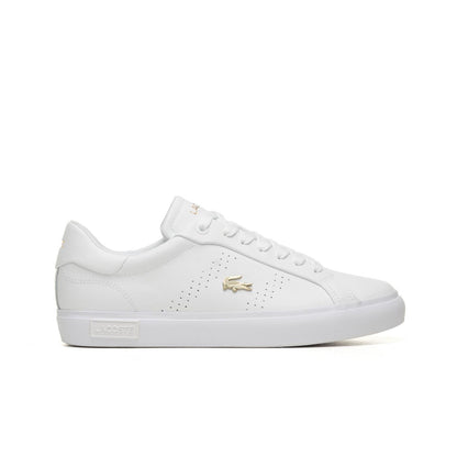 Lacoste Powercourt 2.0 White/Gold  - 47SFA0072-216