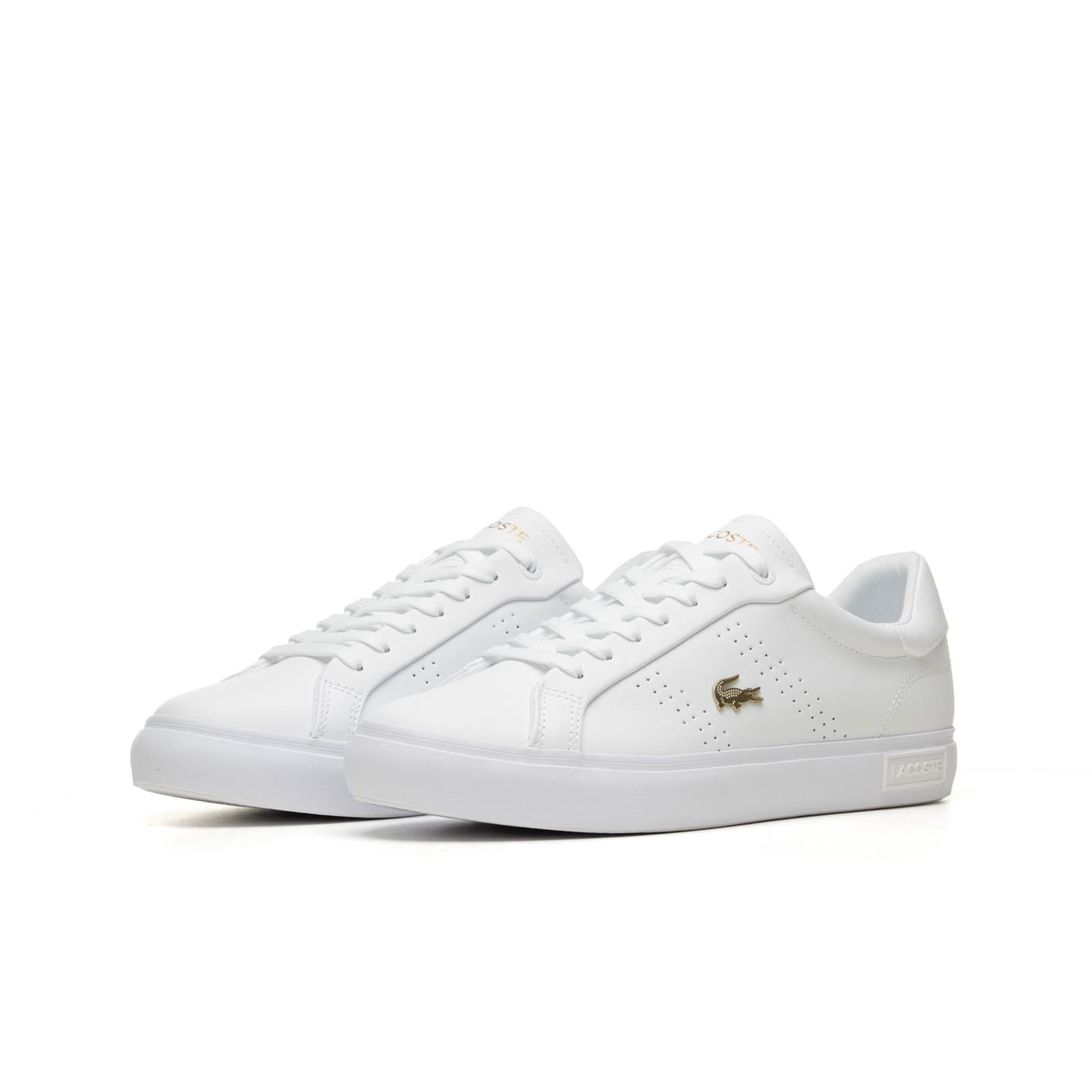 Lacoste Powercourt 2.0 White/Gold  - 47SFA0072-216