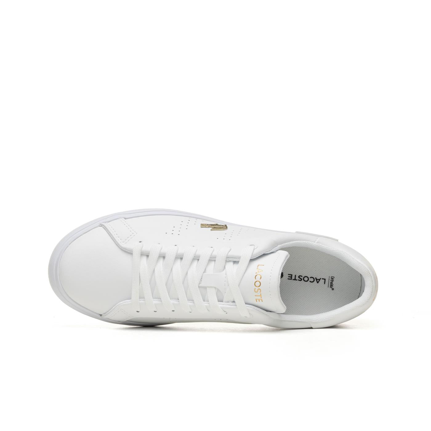 Lacoste Powercourt 2.0 White/Gold  - 47SFA0072-216