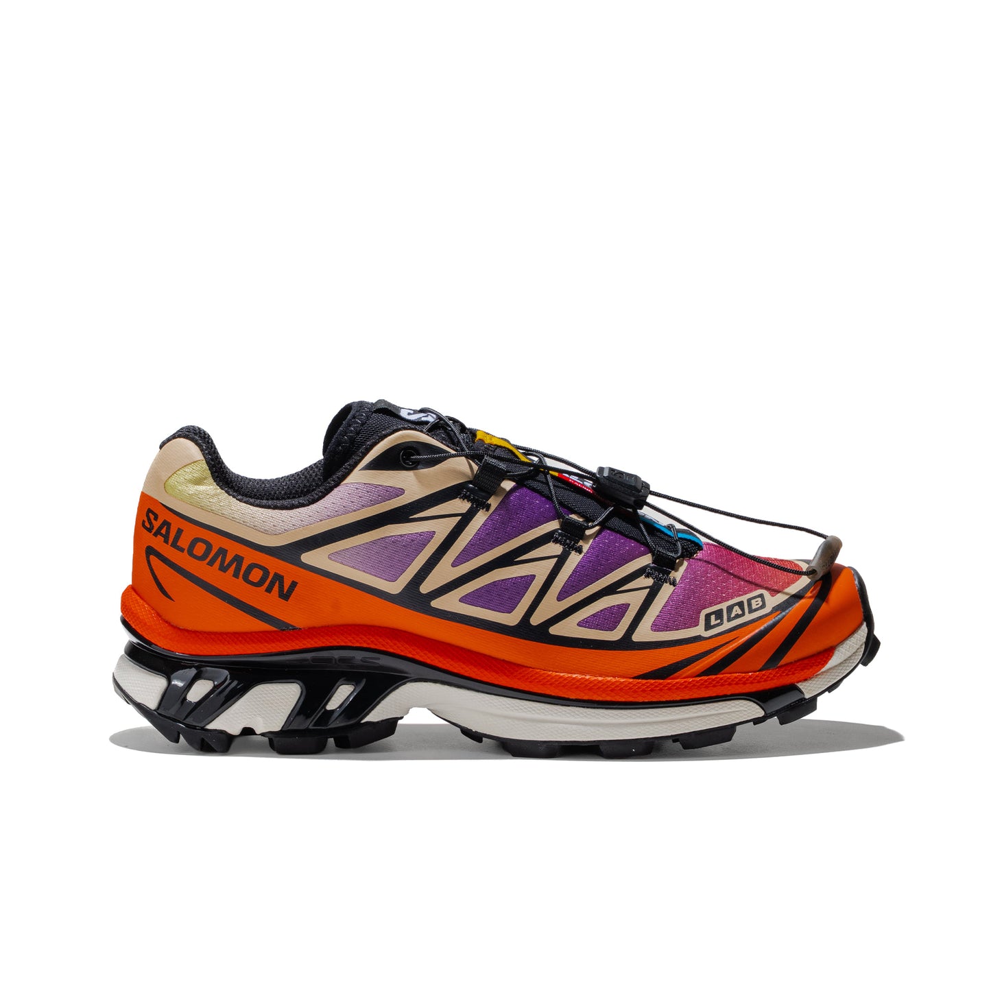 Salomon XT-6 Black/Almond Cream/Dragon Fire  - 491543
