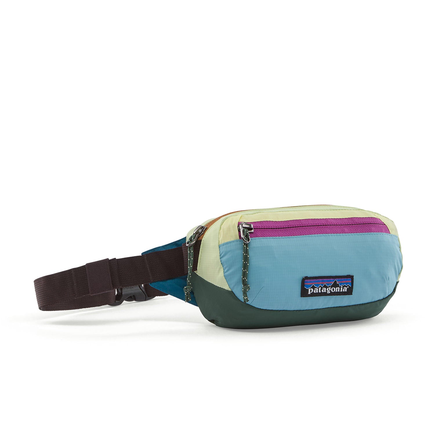 Patagonia Terravia Mini-Hip Pack 1L Patchwork: Snowmelt Blue  - 49448-PWSN