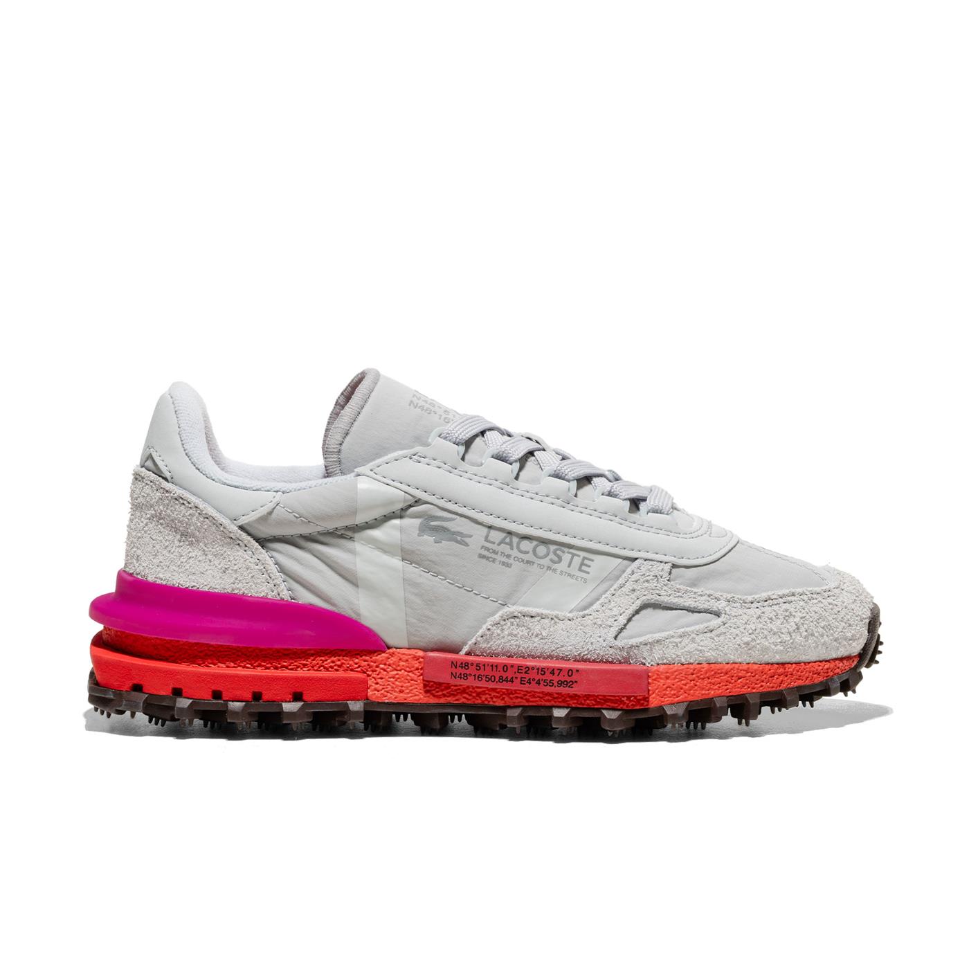 Lacoste Elite Active Light Grey/Orange  - 49SFA0002-LT5