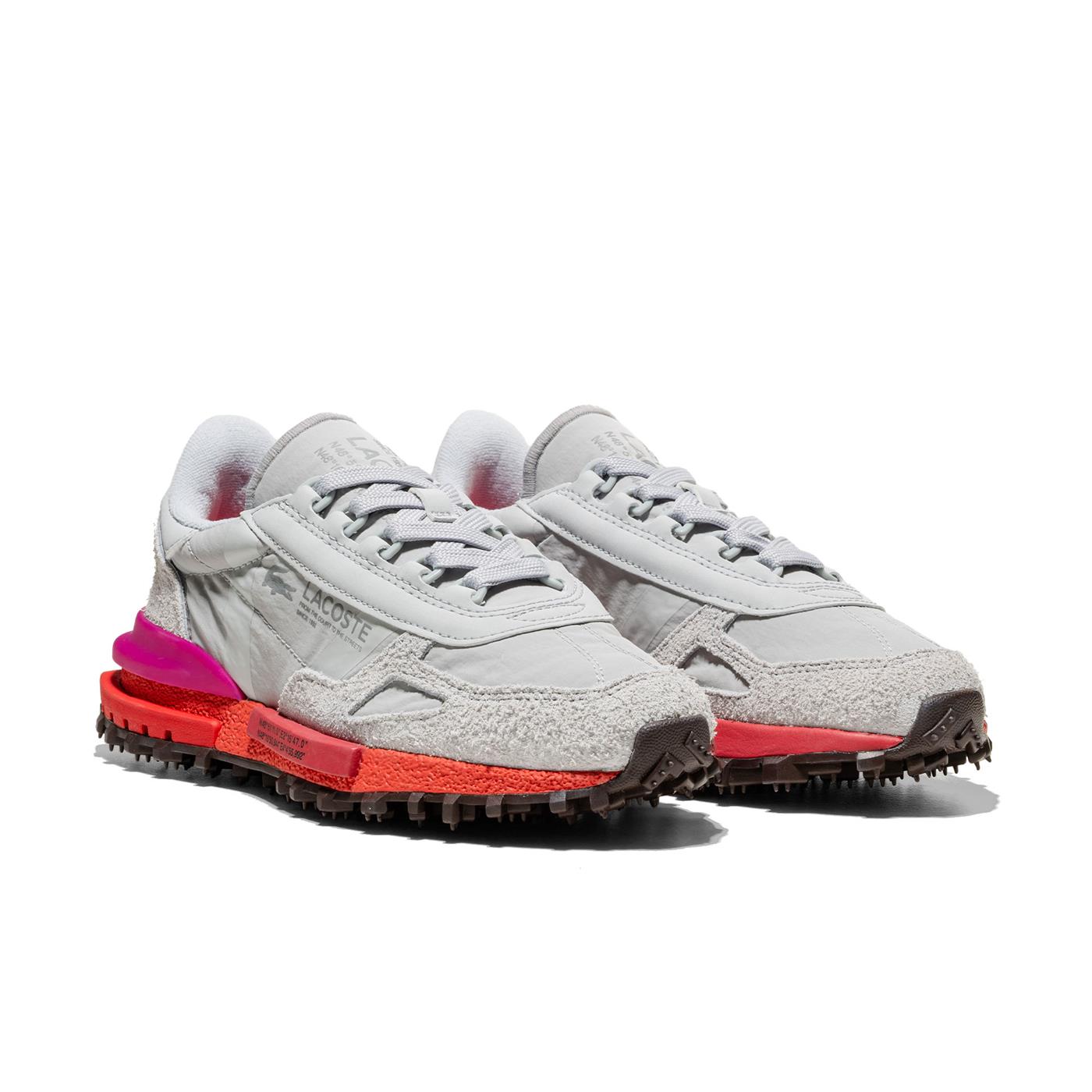 Lacoste Elite Active Light Grey/Orange  - 49SFA0002-LT5
