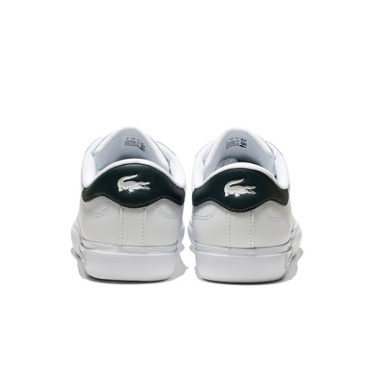 Lacoste Powercourt White/Dark Green  - 49SMA0081-1R5