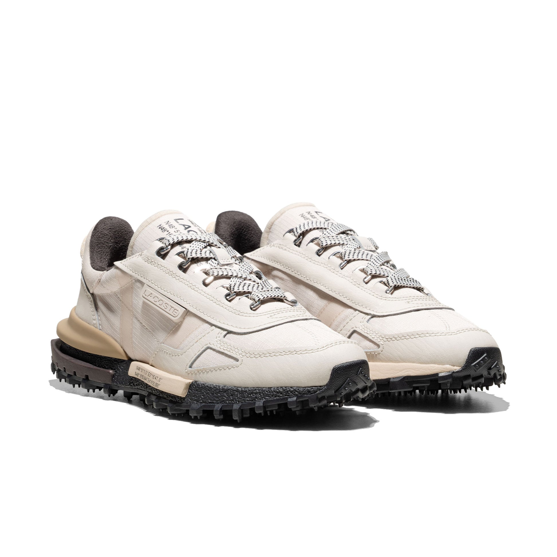 Lacoste Elite Active Off White/Dark Grey  - 50SFA0075-5A6