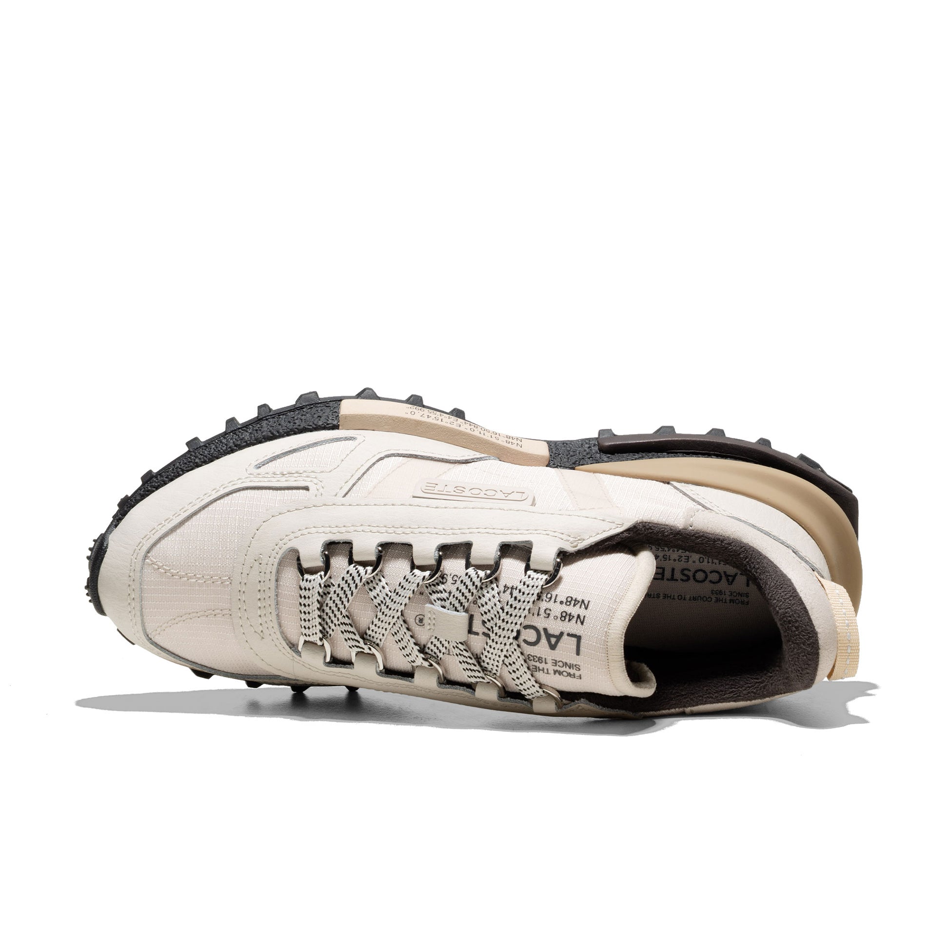 Lacoste Elite Active Off White/Dark Grey  - 50SFA0075-5A6