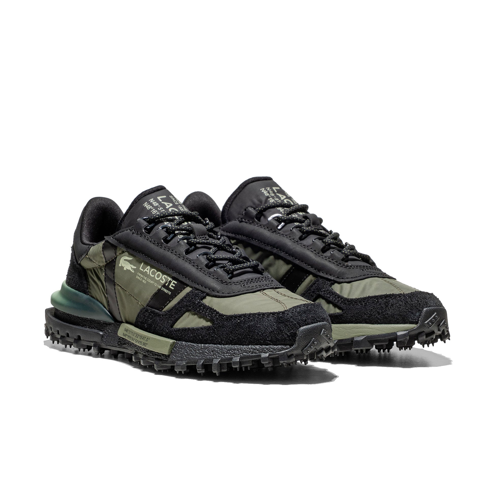 Lacoste Elite Active Black/Light Green  - 50SFA0077-2J9