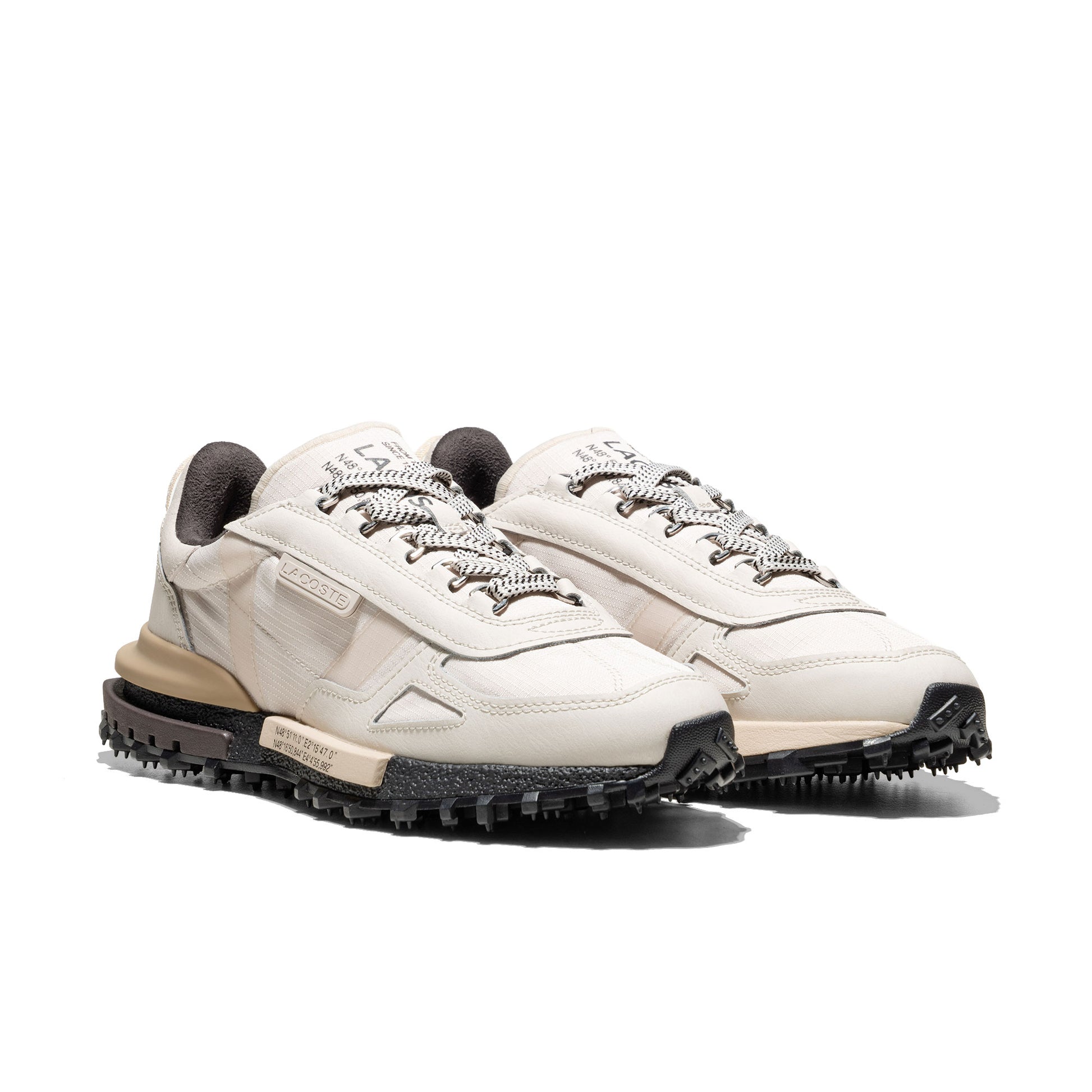 Lacoste Elite Active Off white/Dark Grey  - 50SMA0077-5A6