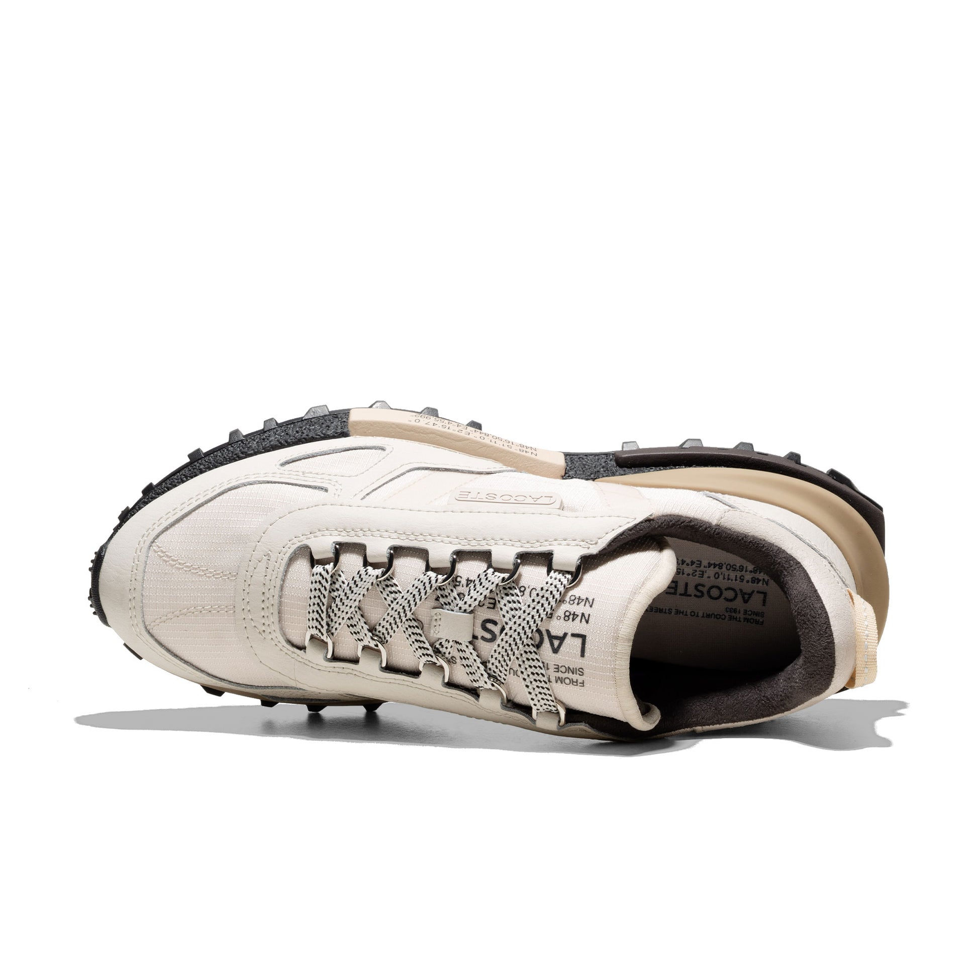 Lacoste Elite Active Off white/Dark Grey  - 50SMA0077-5A6