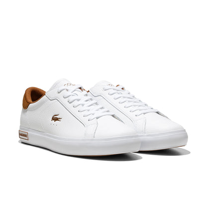 Lacoste Powercourt White/Brown  - 50SMA0150-385