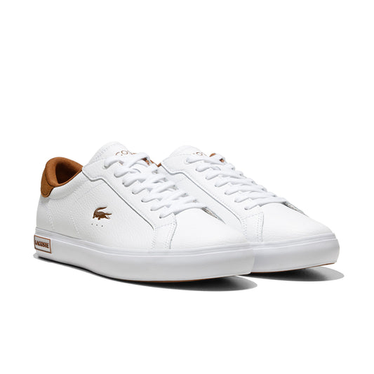 Lacoste Powercourt White/Brown  - 50SMA0150-385