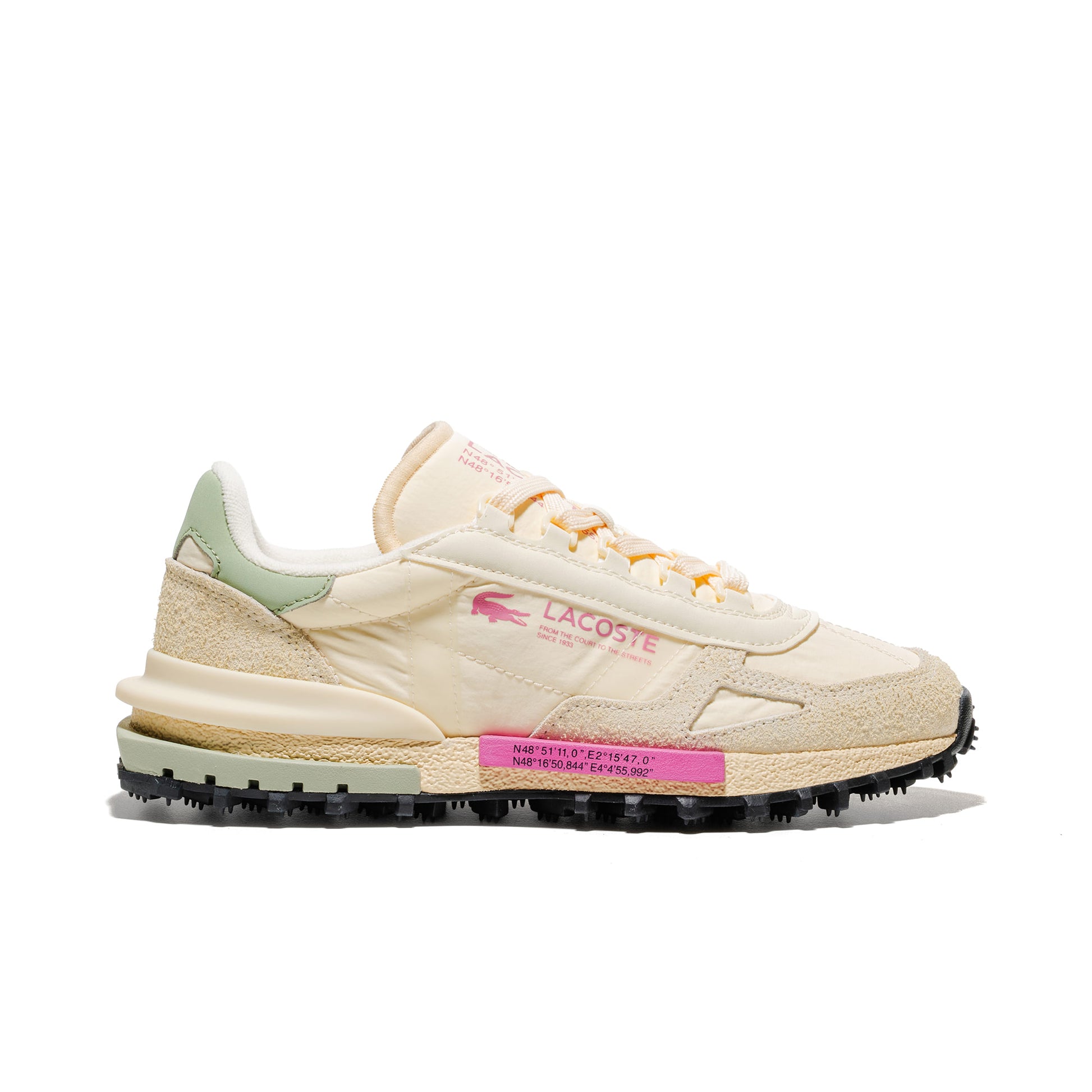 Lacoste Elite Active Off White/Light Khaki  - 51SFA0055-AI4