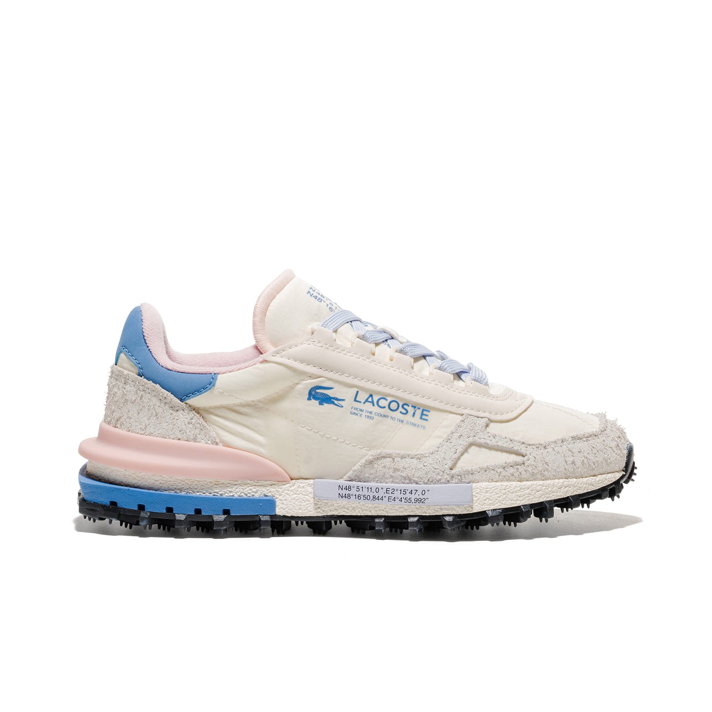 Lacoste Elite Active Off White/Light Pink/Blue  - 51SFA0055-ARK