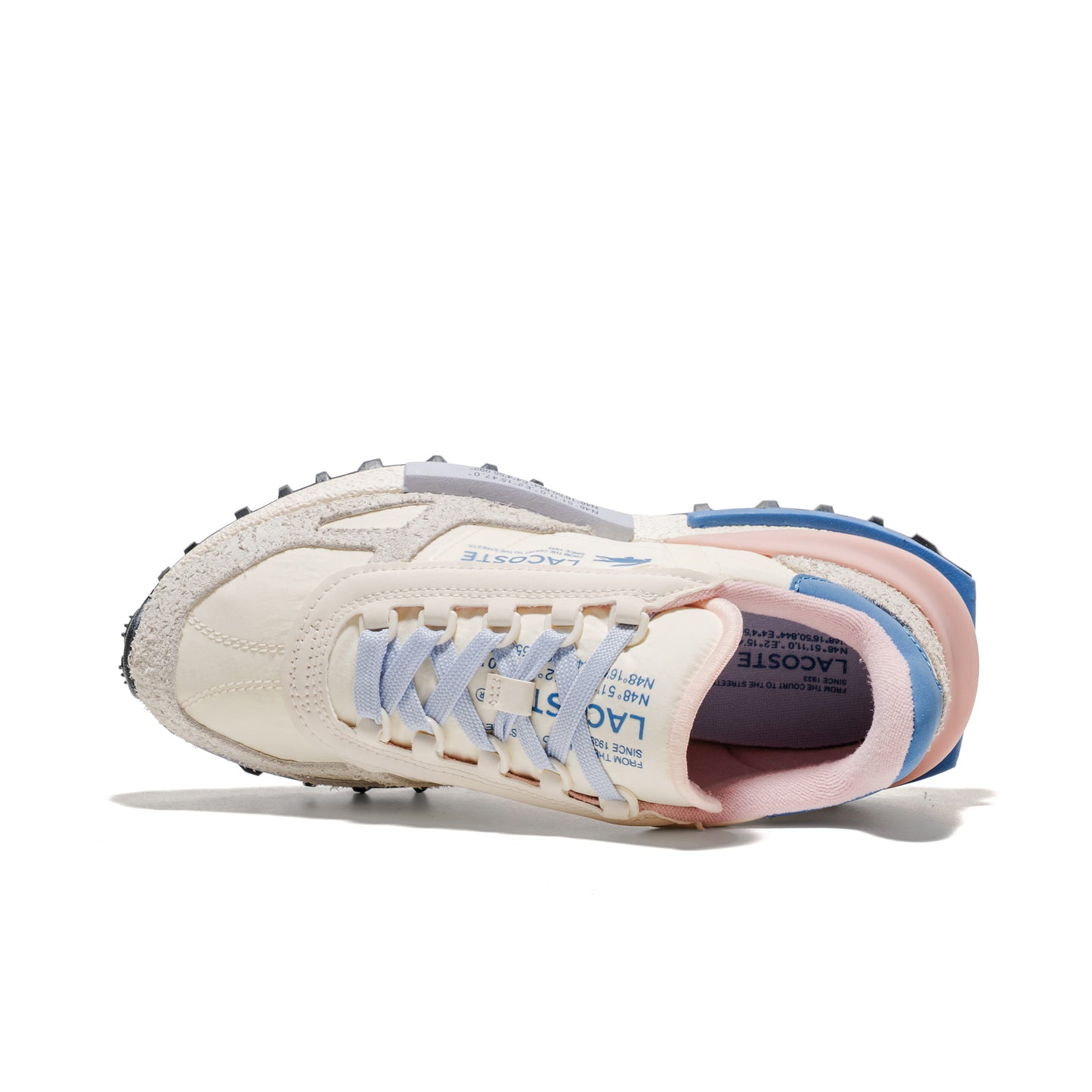Lacoste Elite Active Off White/Light Pink/Blue  - 51SFA0055-ARK