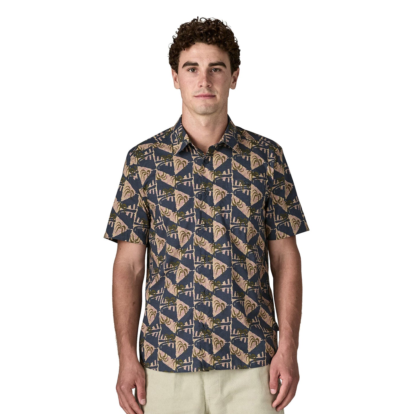 Patagonia Go To Shirt Jaguar Geo: Dolomite Blue  - 52691-JGDO