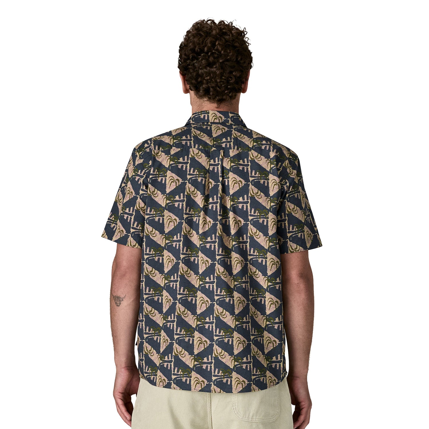 Patagonia Go To Shirt Jaguar Geo: Dolomite Blue  - 52691-JGDO