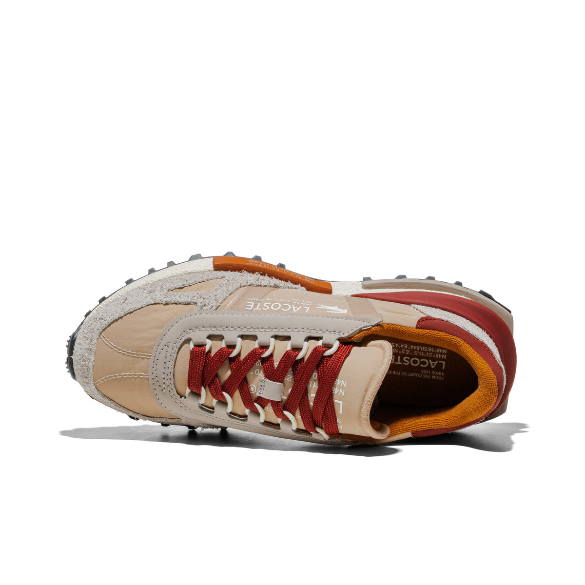 Lacoste Elite Active Grey/Light Tan  - 52SFA0077-ARQ