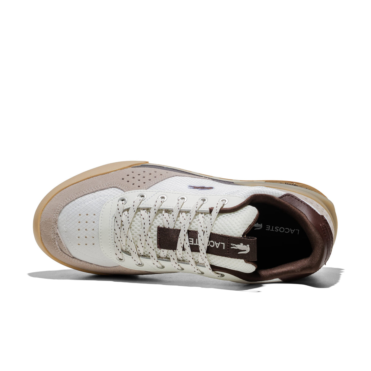 Lacoste Slam Break Off White/Dark Brown  - 52SMA0016-2F5
