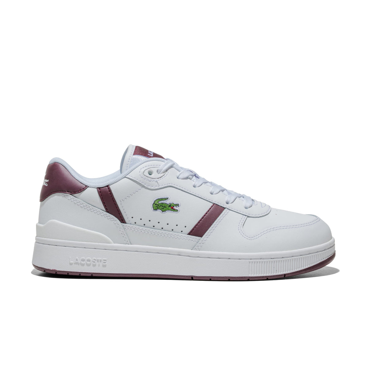 Lacoste T-Clip Set White/Burgundy  - 52SMA0041-2G1