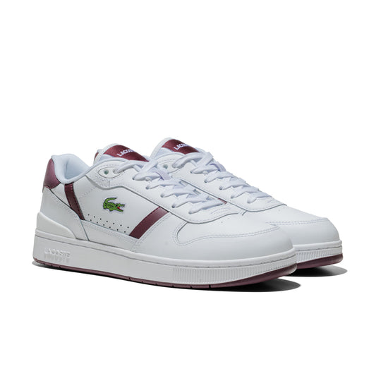 Lacoste T-Clip Set White/Burgundy  - 52SMA0041-2G1