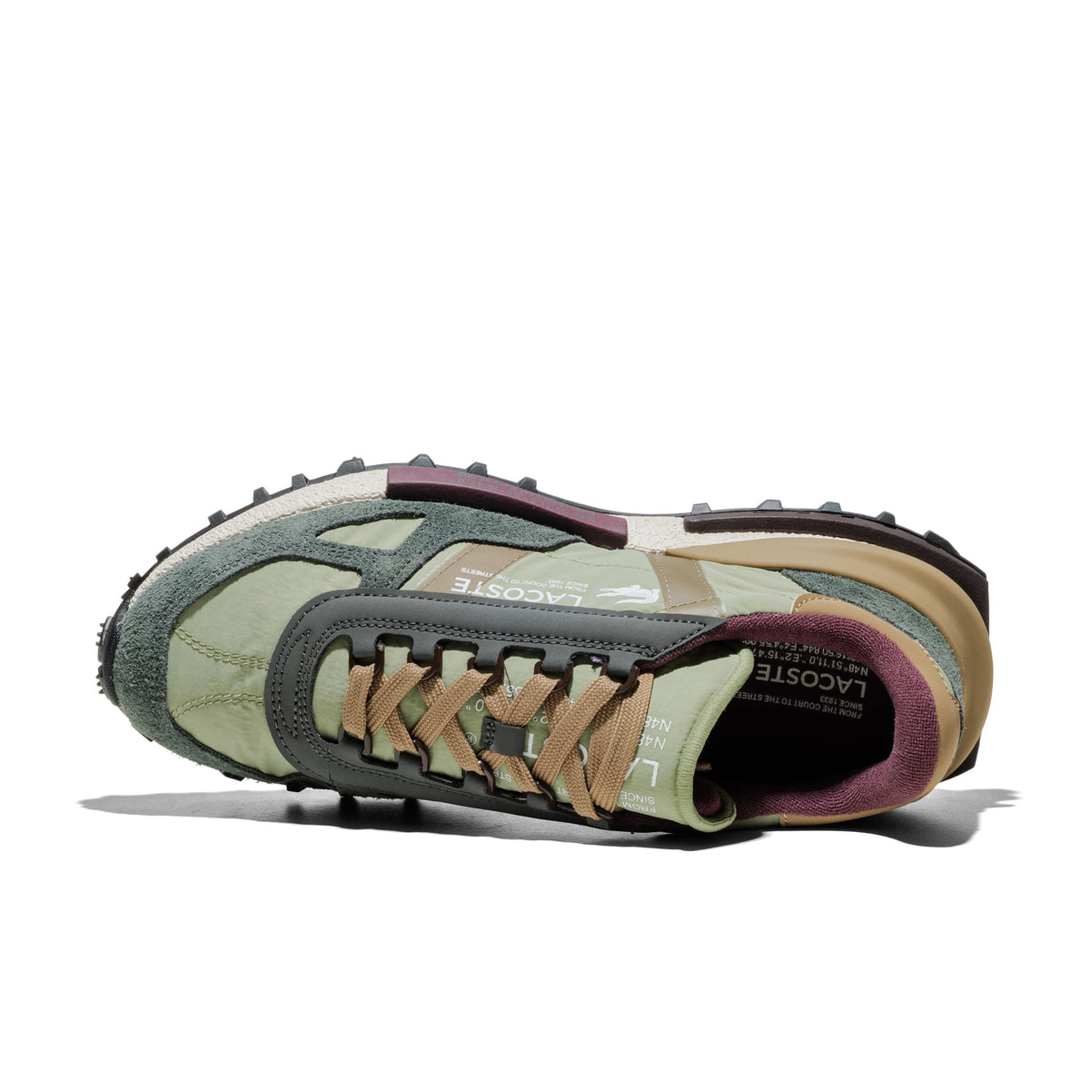 Lacoste Elite Active Dark Grey/Light Khaki  - 52SMA0087-5E7