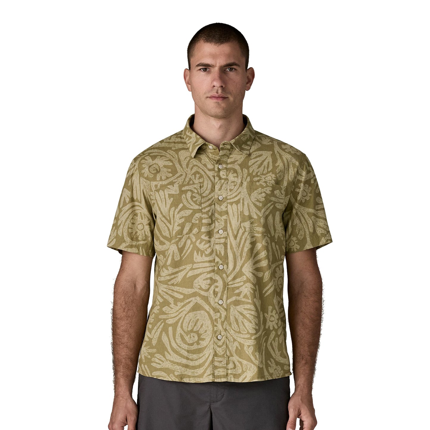 Patagonia Back Step Shirt Earthen: Weathered Stone  - 53142-ENWS