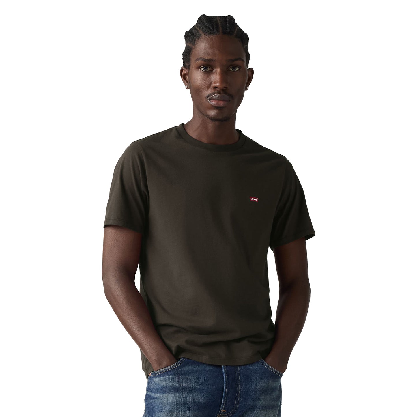 Levis SS Original Housemark Tee Coffee  - 56605-0321