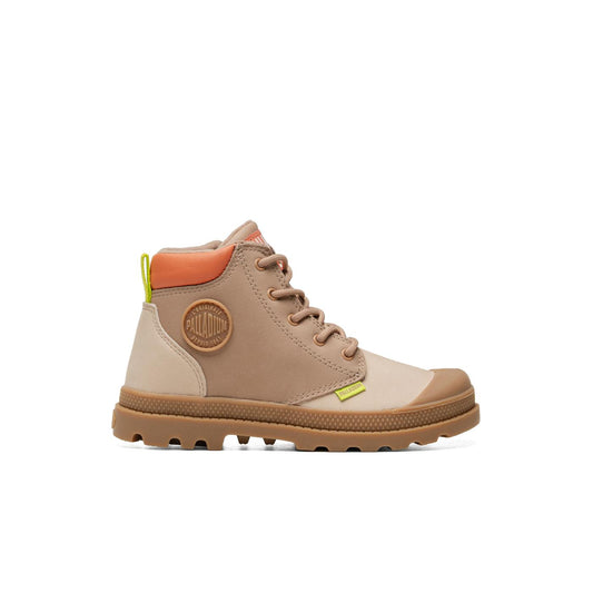 Palladium Pampa Hi Cuff WP OZ Beige Tan/Nude Brown  - 57216-262-M
