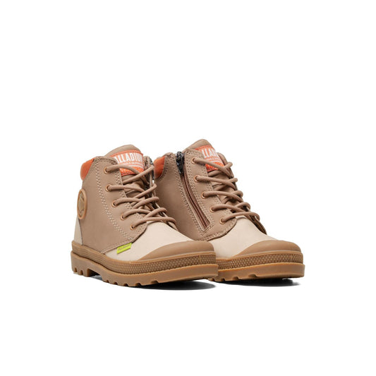 Palladium Pampa Hi Cuff WP OZ Beige Tan/Nude Brown  - 57216-262-M