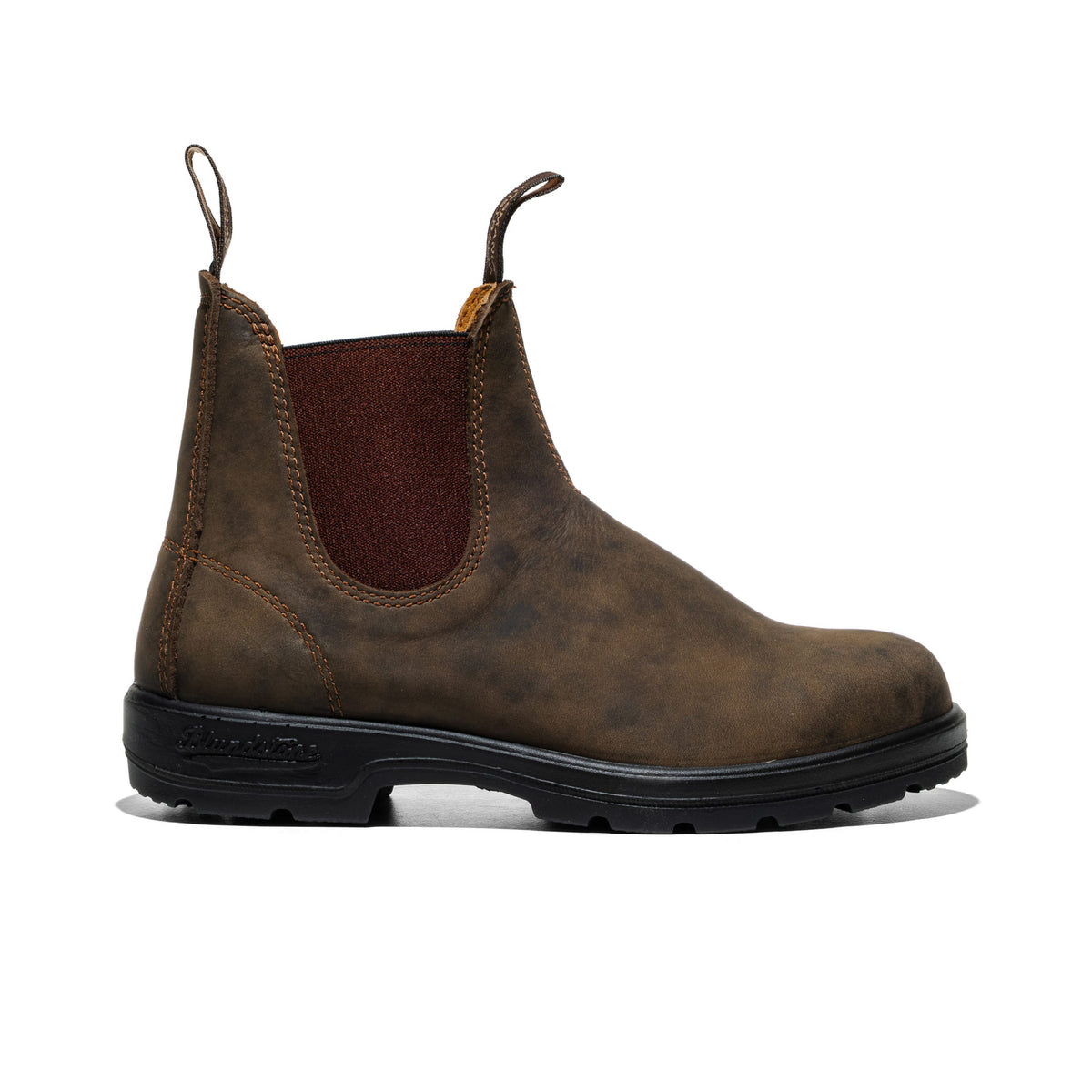 Blundstone Elastic Sided Boot Lined Rustic Brown  - 585