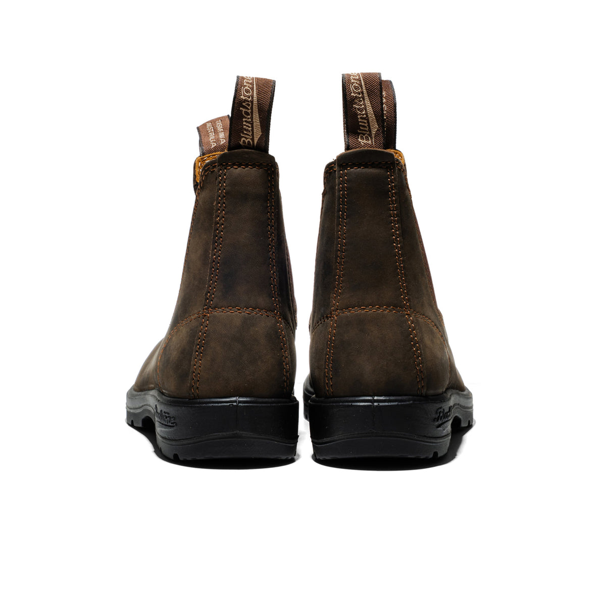 Blundstone Elastic Sided Boot Lined Rustic Brown  - 585