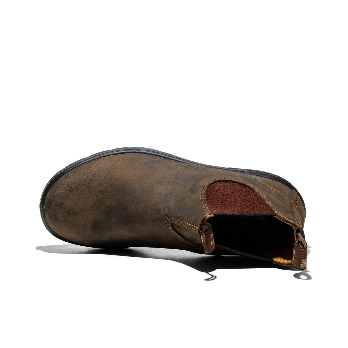 Blundstone Elastic Sided Boot Lined Rustic Brown  - 585
