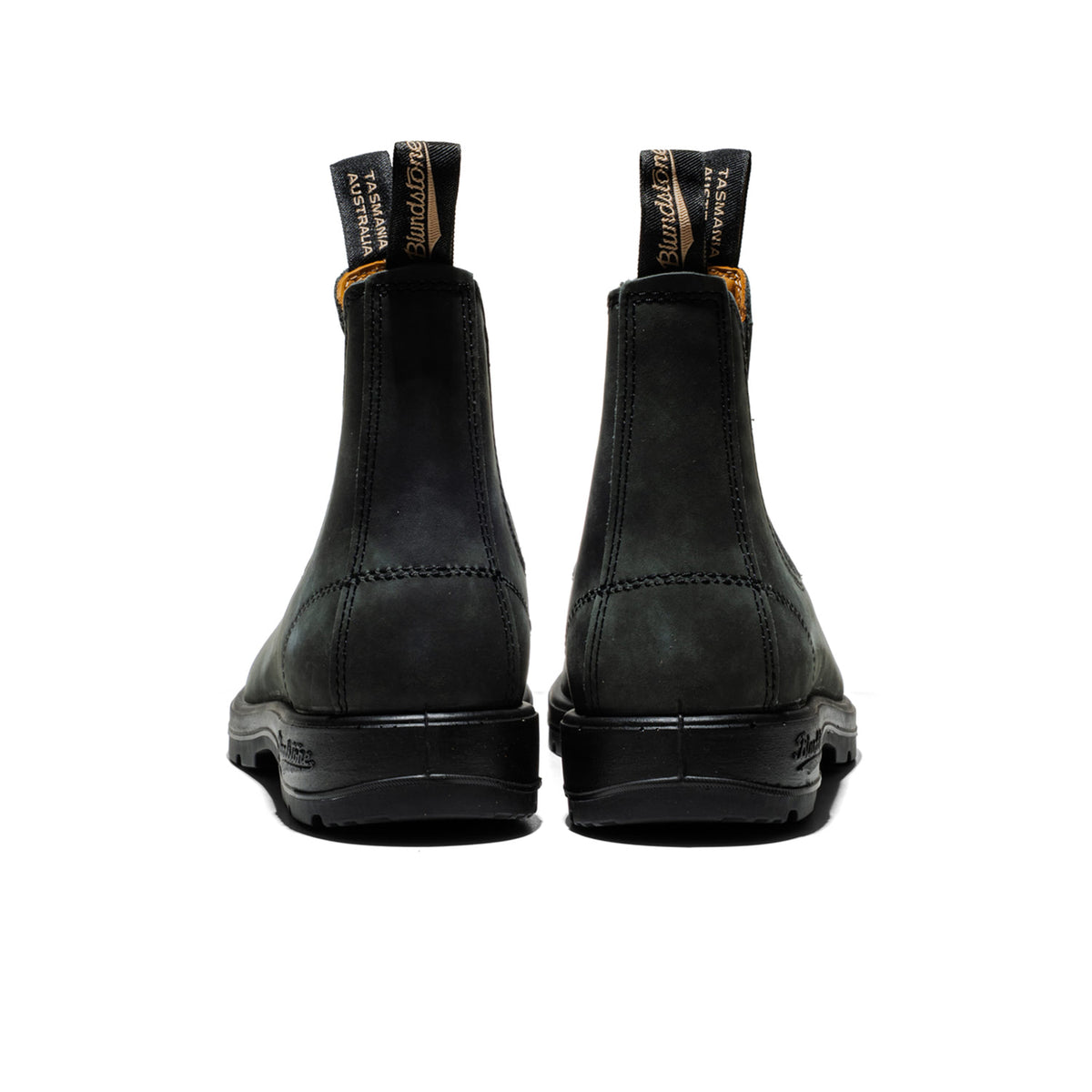 Blundstone Elastic Sided Boot Lined Rustic Black  - 587