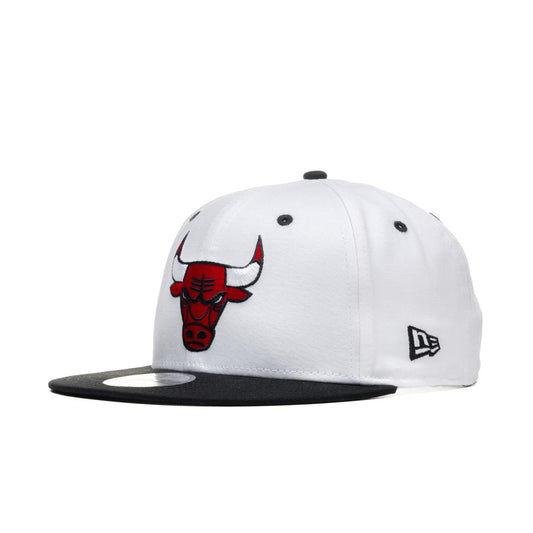 New Era White Crown Patch 9Fifty Chicago Bulls White/Black  - 60364270