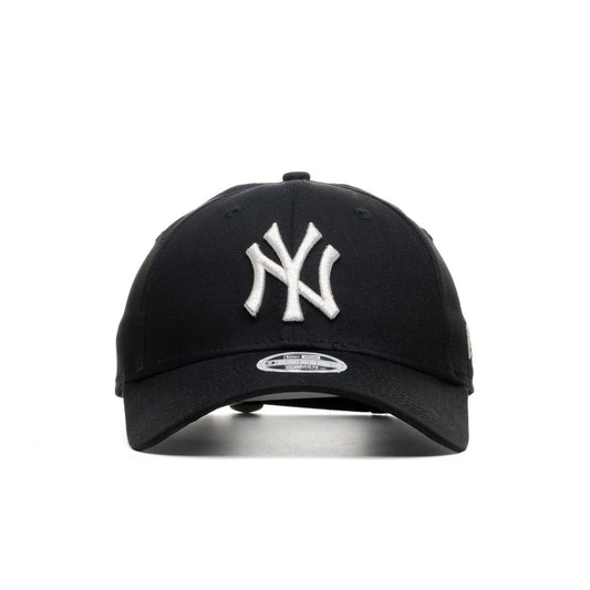 New Era Wmns Metallic Logo 9Forty NY Yankees Black  - 60364306