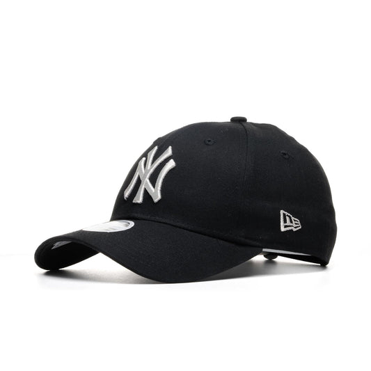New Era Wmns Metallic Logo 9Forty NY Yankees Black  - 60364306