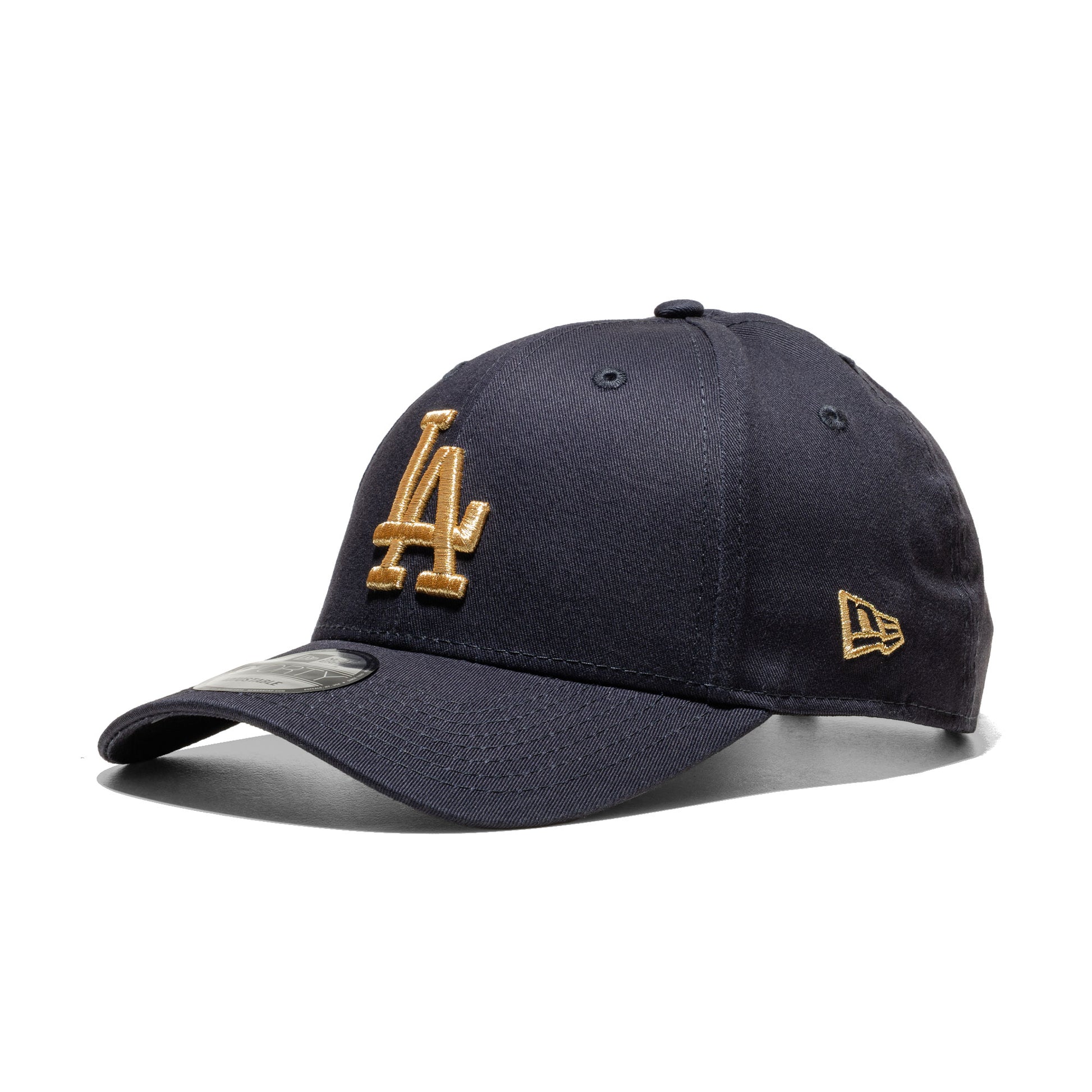 New Era Metallic 9Forty LA Dodgers Navy/Metallic Gold  - 60595193