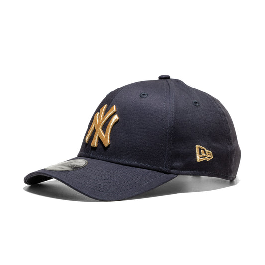 New Era Metallic 9Forty NY Yankees Navy/Metallic Gold  - 60595195