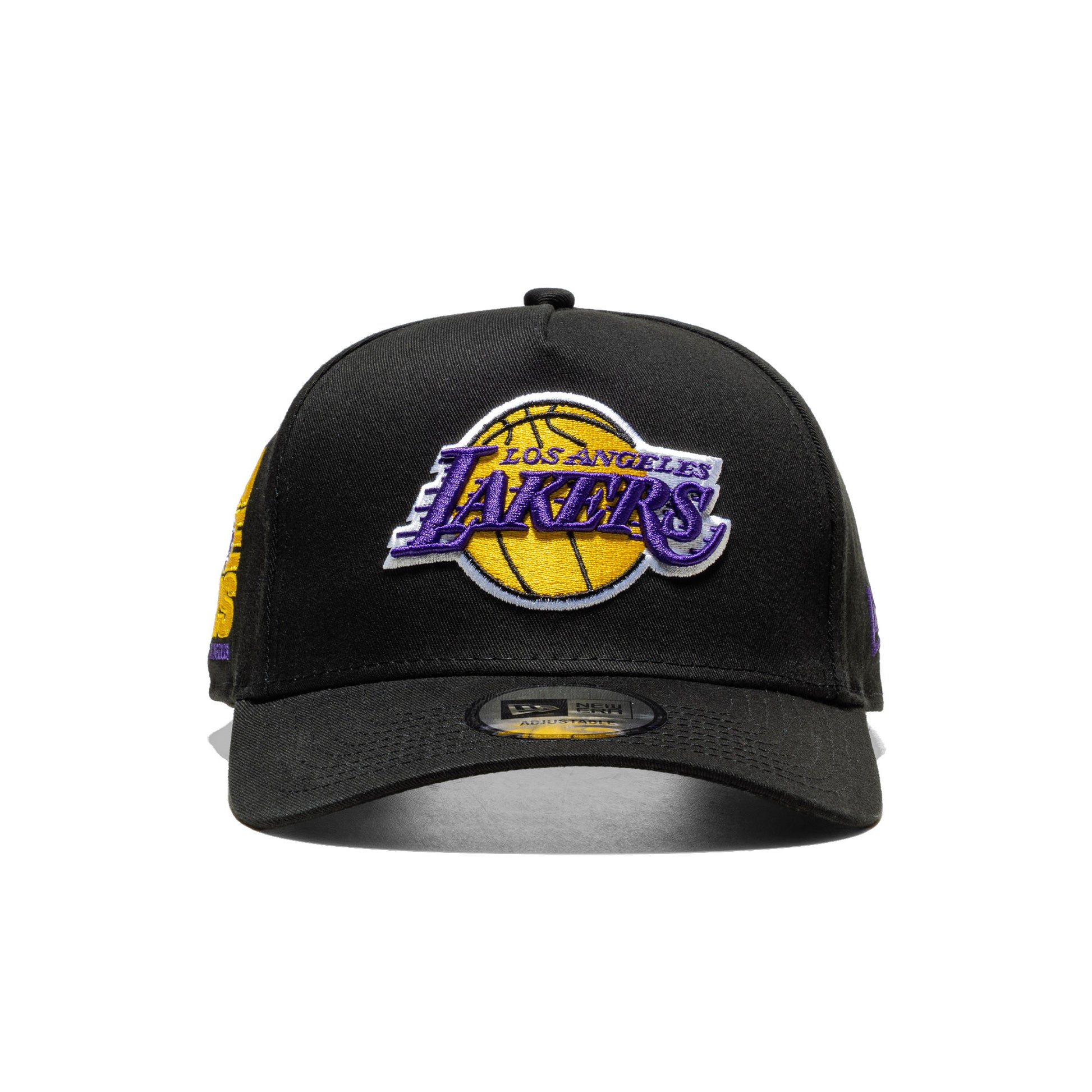 New Era NBA Patch 9Forty LA Lakers A-Frame Black  - 60595228