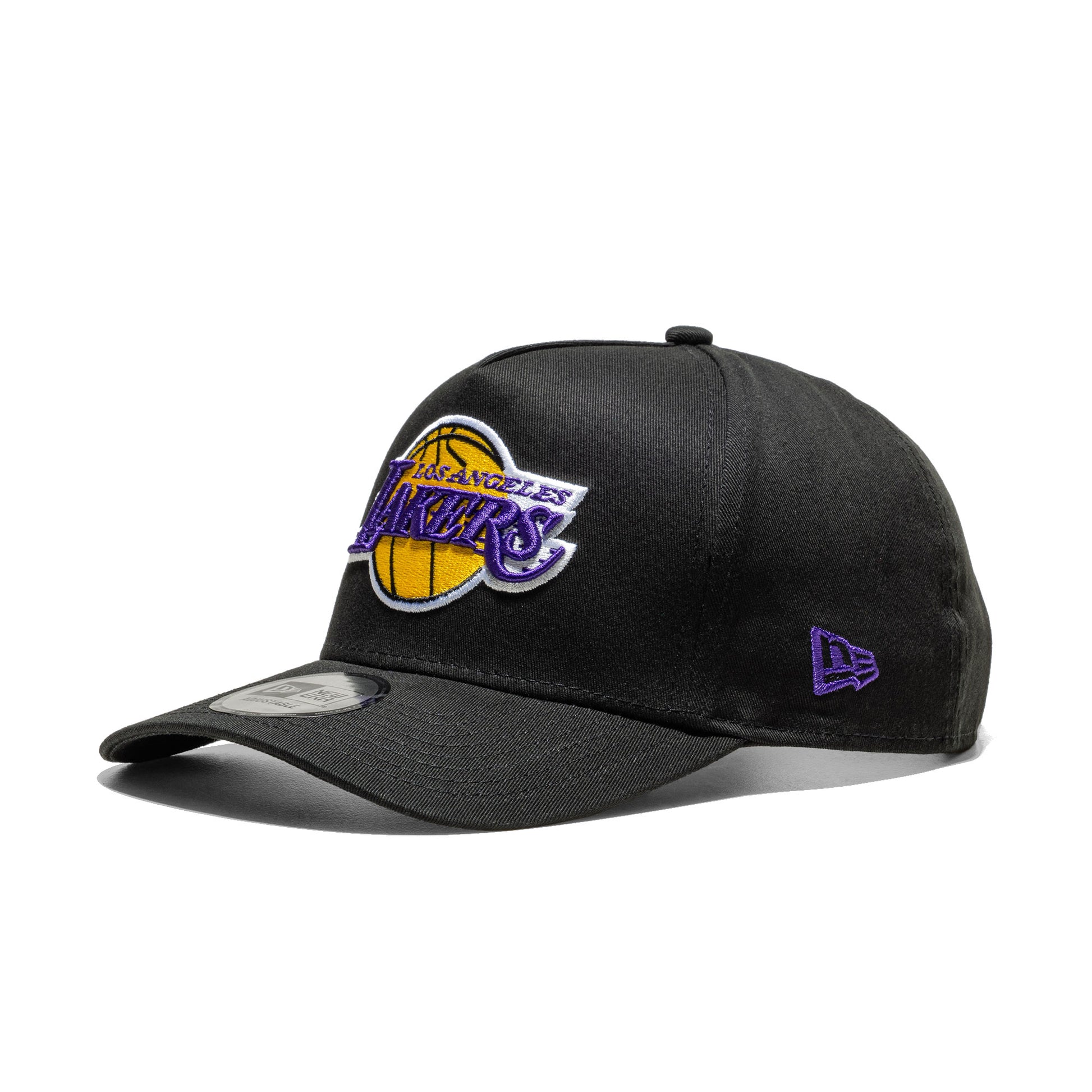 New Era NBA Patch 9Forty LA Lakers A-Frame Black  - 60595228