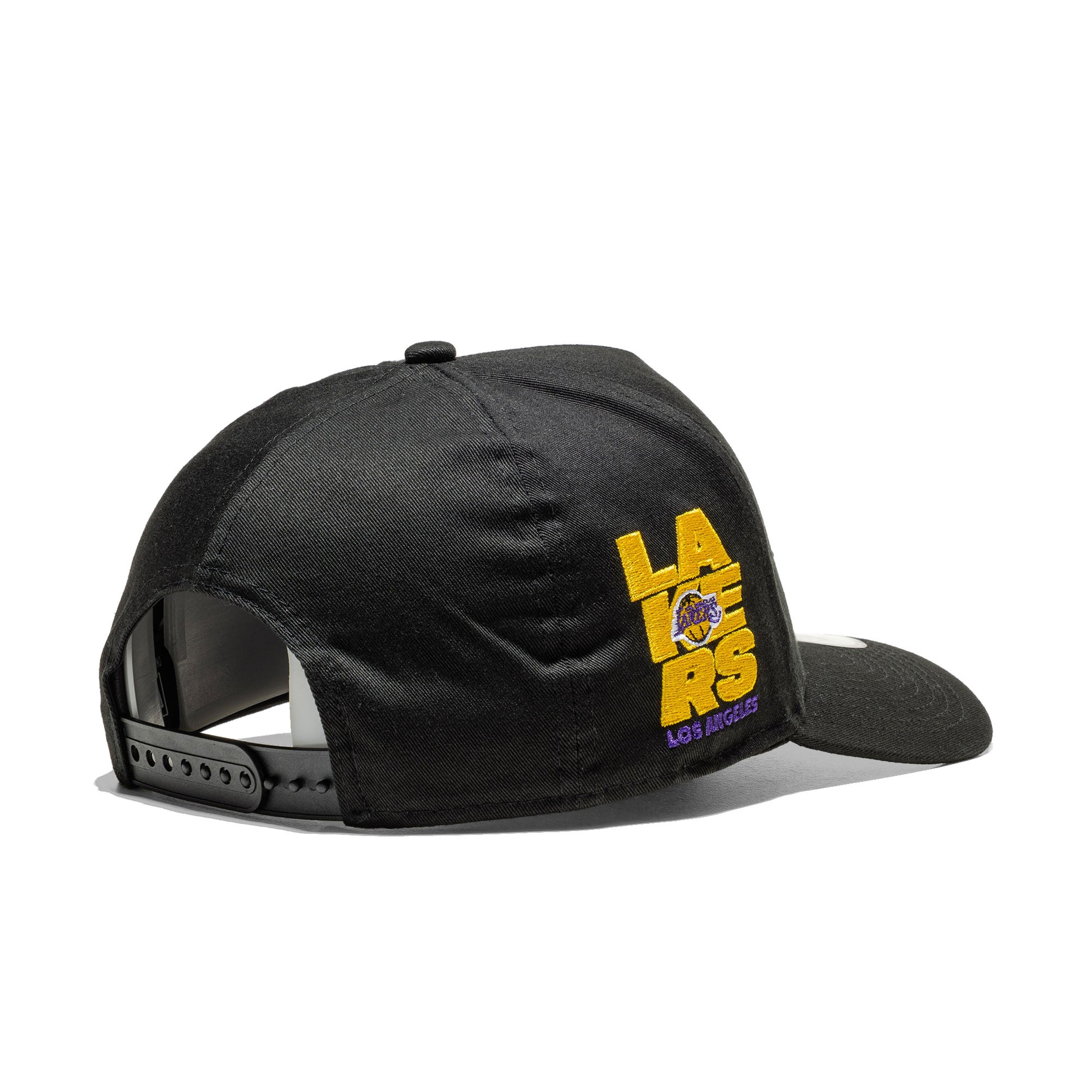 New Era NBA Patch 9Forty LA Lakers A-Frame Black  - 60595228
