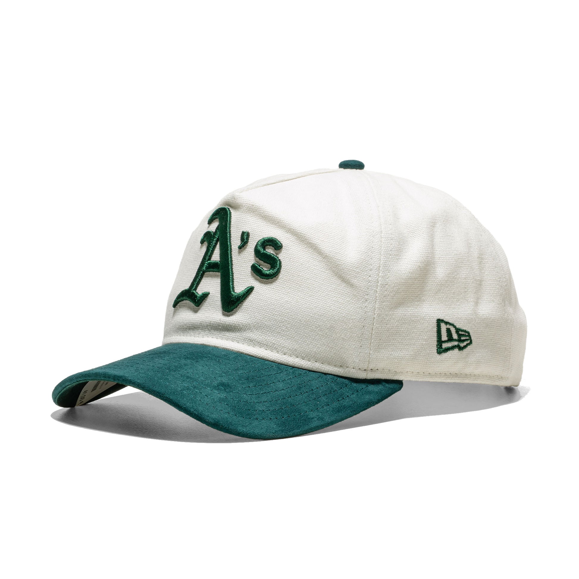 New Era Script PC Golfer Oakland Athletics Ivory/Dark Green  - 60595252