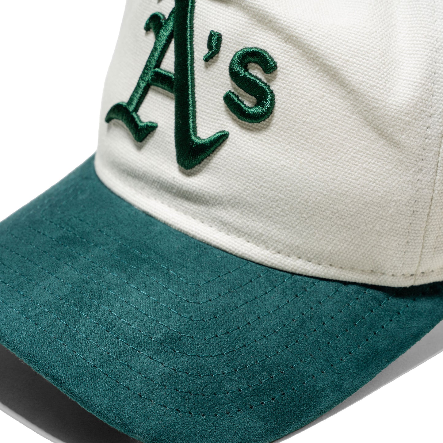 New Era Script PC Golfer Oakland Athletics Ivory/Dark Green  - 60595252
