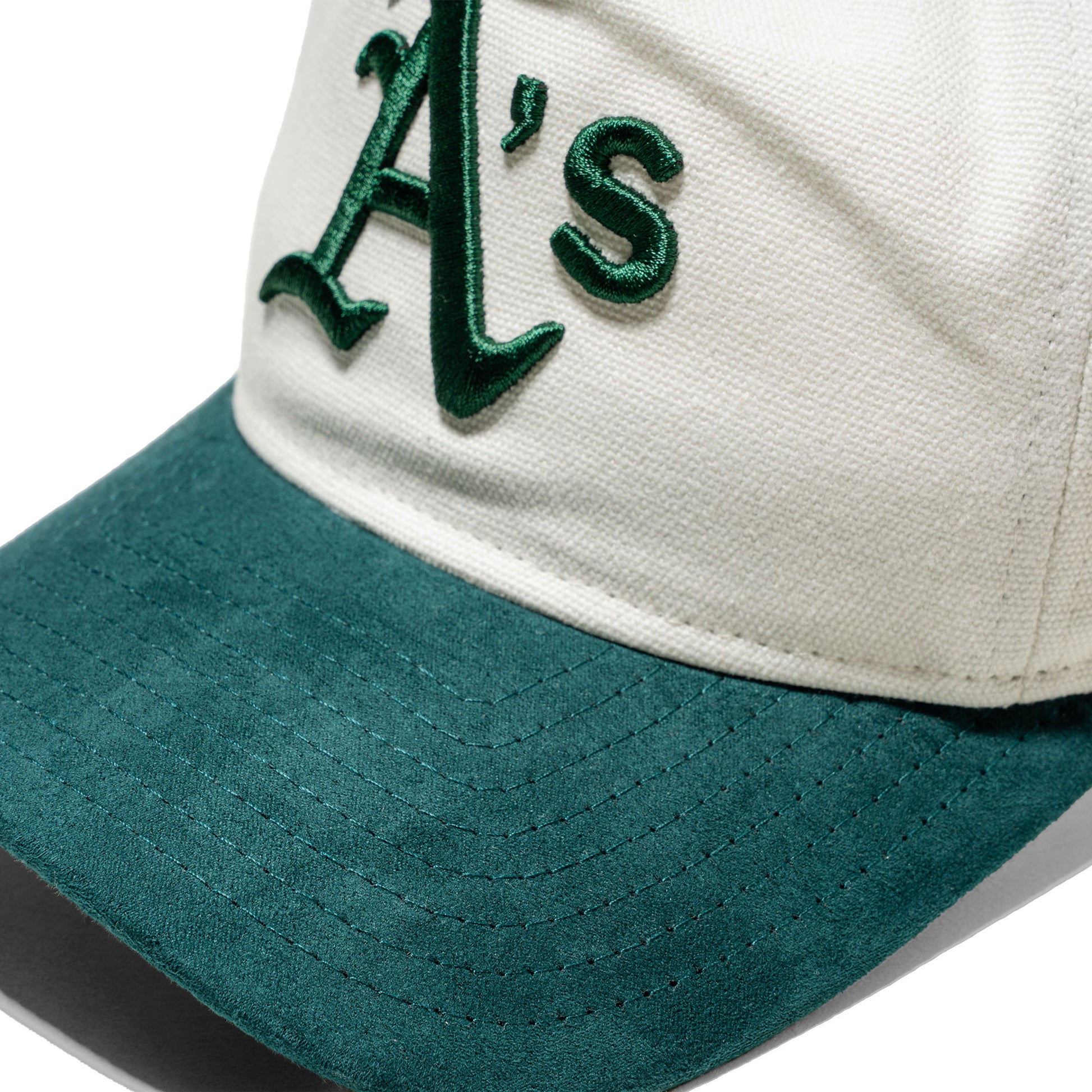 New Era Script PC Golfer Oakland Athletics Ivory/Dark Green  - 60595252