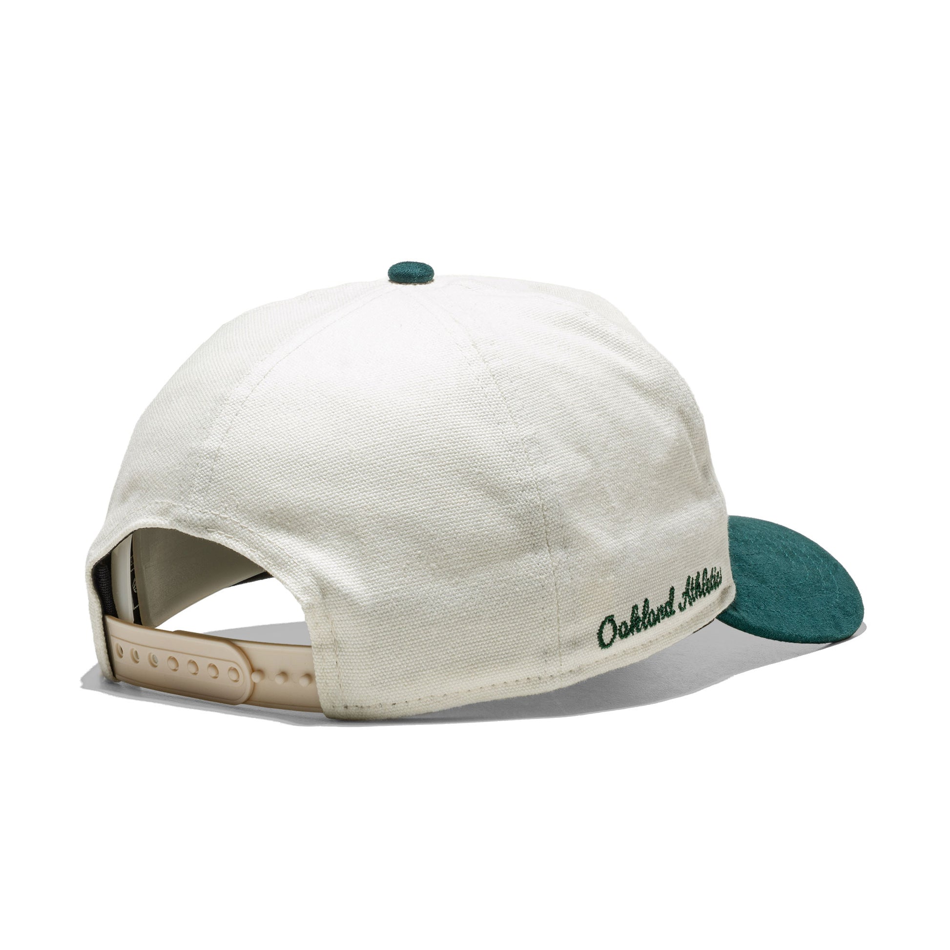 New Era Script PC Golfer Oakland Athletics Ivory/Dark Green  - 60595252