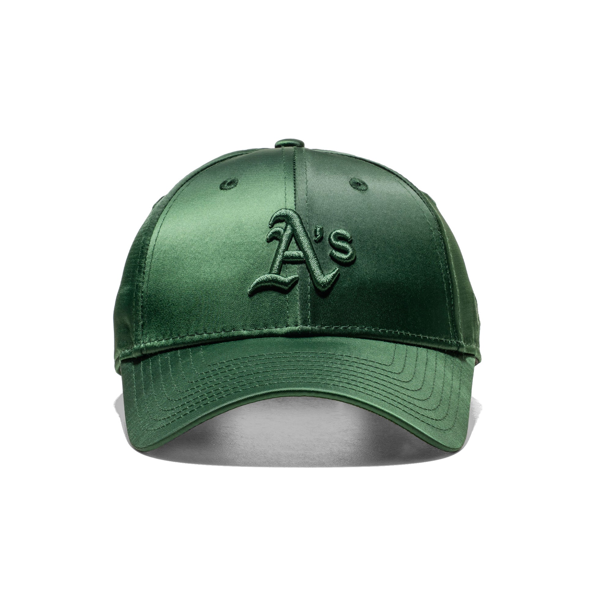 New Era Wmns Satin 9Forty Oakland Athletics Dark Green  - 60595370