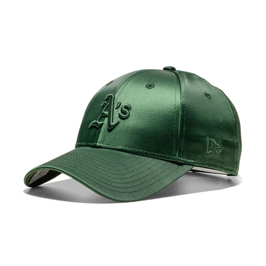 New Era Wmns Satin 9Forty Oakland Athletics Dark Green  - 60595370