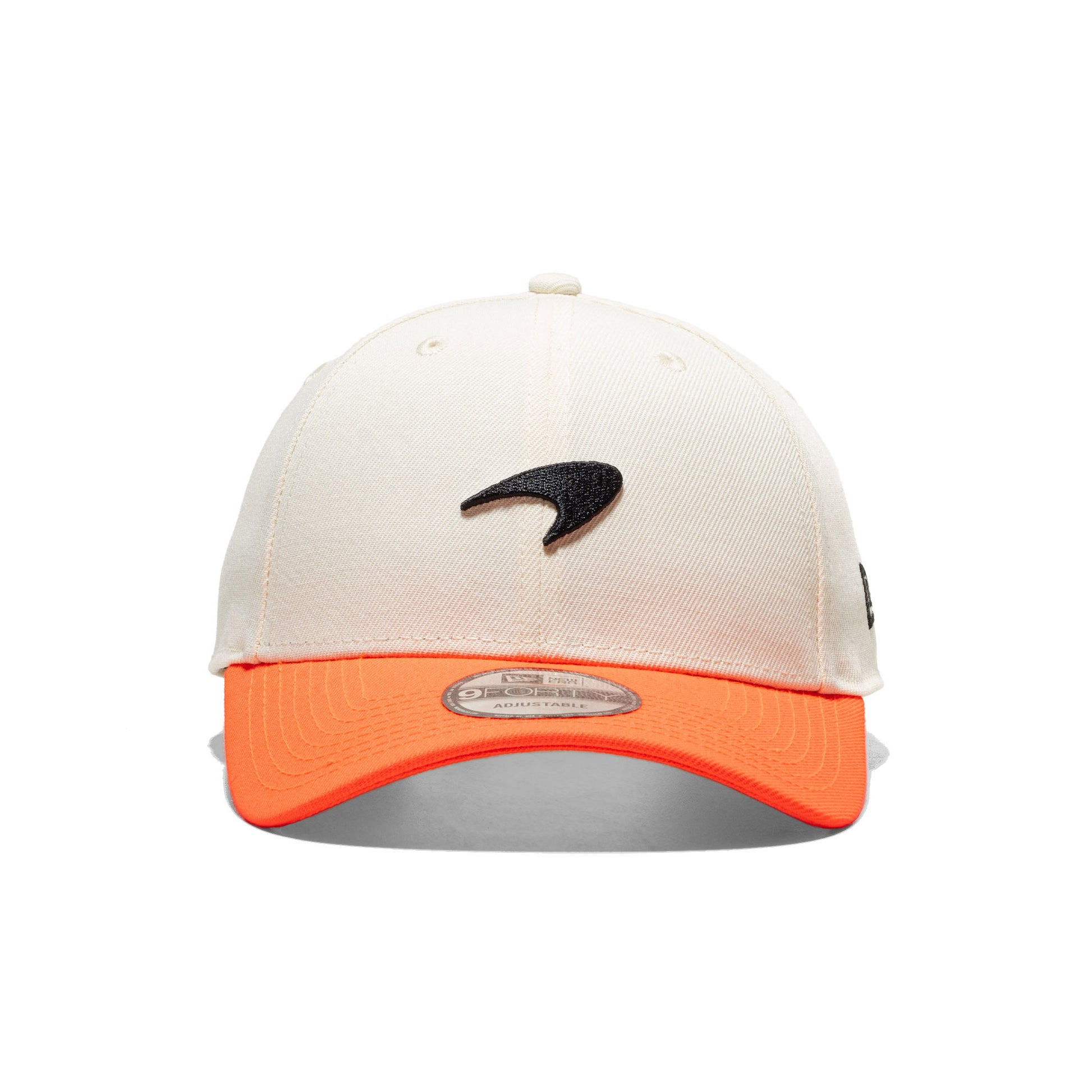 New Era Contrast Visor 9Forty McLaren Off White/Orange  - 60595708