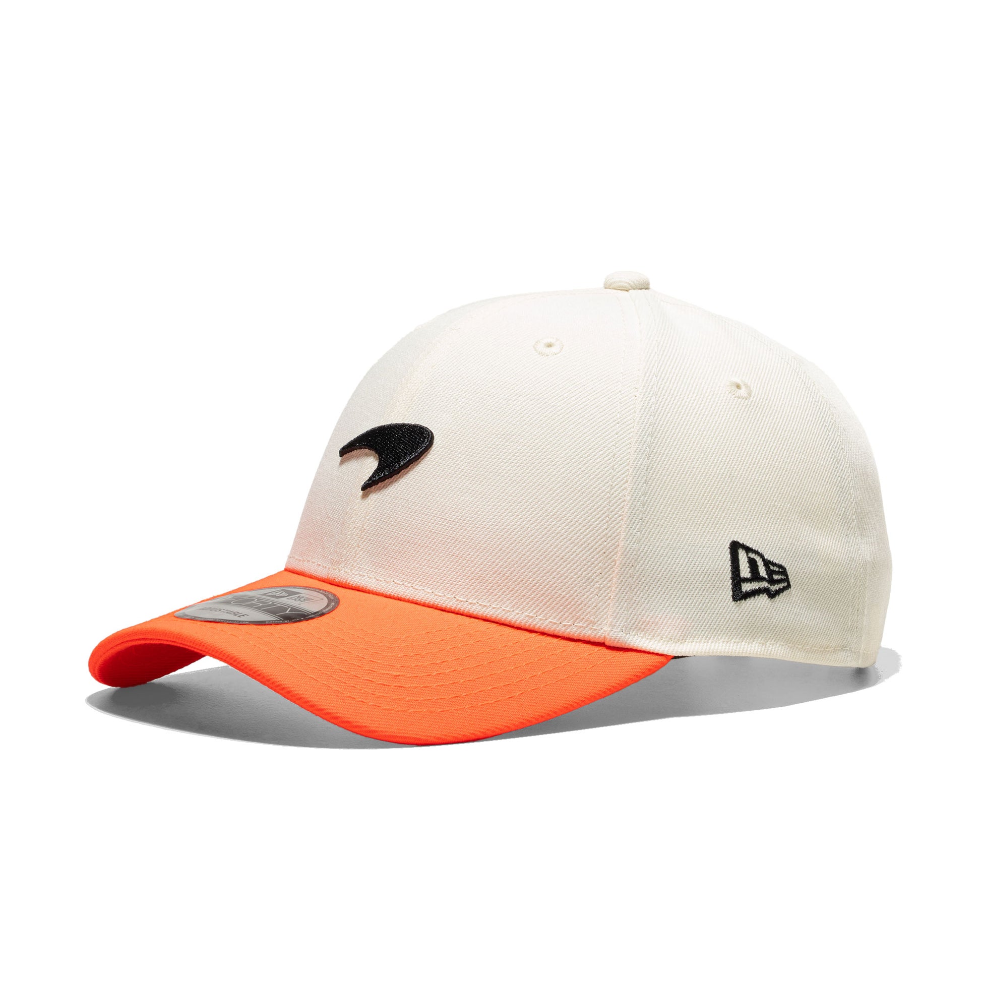 New Era Contrast Visor 9Forty McLaren Off White/Orange  - 60595708